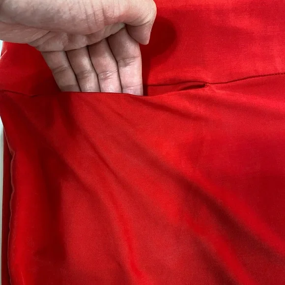 Dolan Left‎ Coast Red Tunic Dress Size S Loose Fit Minimalist Lagenlook Resort - Picture 8 of 11